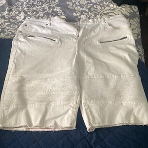 LRG moto jean shorts